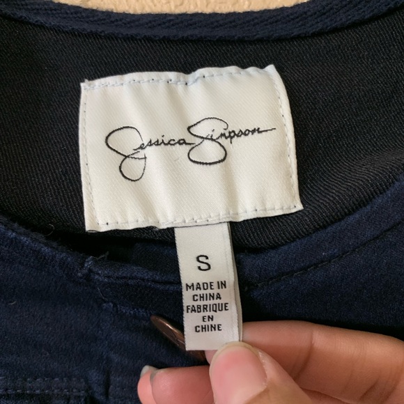 Jessica Simpson Jean jacket girls S - Picture 4 of 8